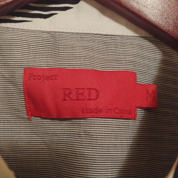 Mens Short Sleeve Button Up Large - Picture 5 of 8